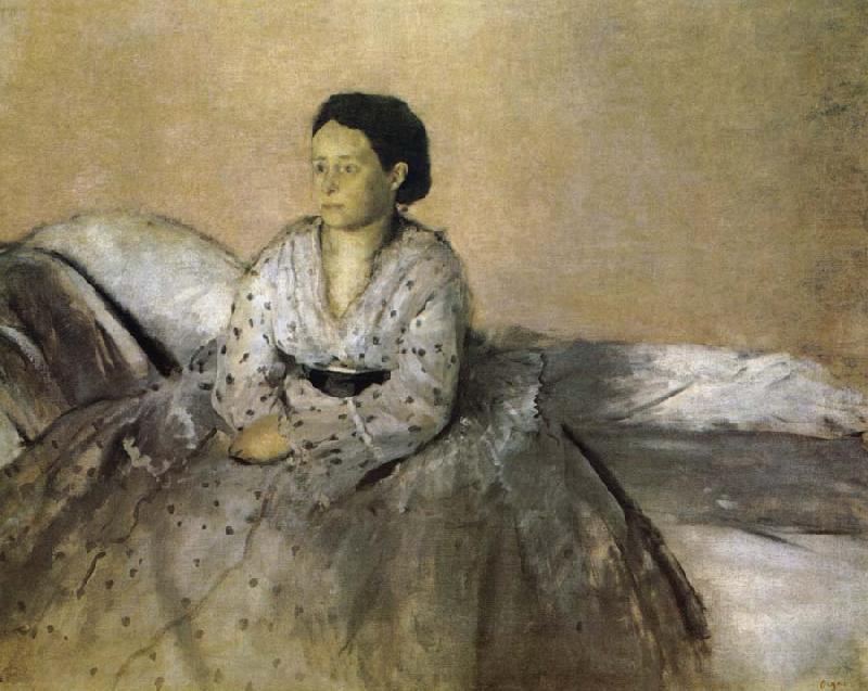 Mrs. Edgar, Edgar Degas
